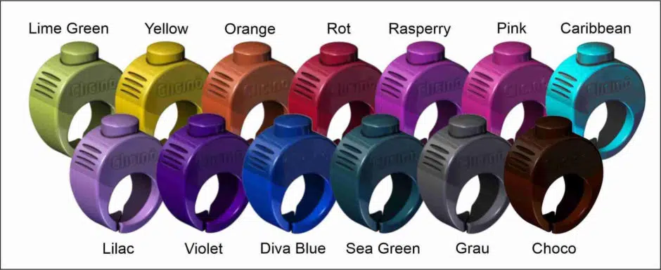 clicino clicker ring in 13 farben